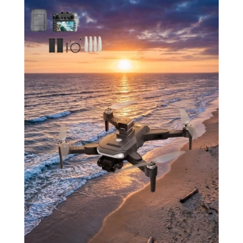 Akıllı Takip Özellikli 4k Drone Katlanabilir Tasarım Uzaktan Kontrollü Profesyonel Çekim Dronu
