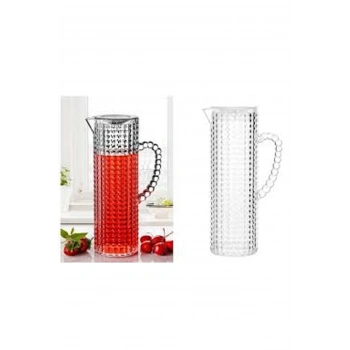 Akrilik Boncuklu Oval Sürahi -AV-158