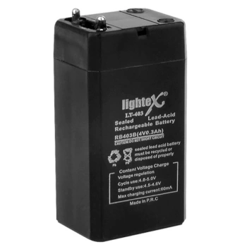 AKÜ 4.2 VOLT 0.3 AMPER LIGHTEX LT-403 (4887)