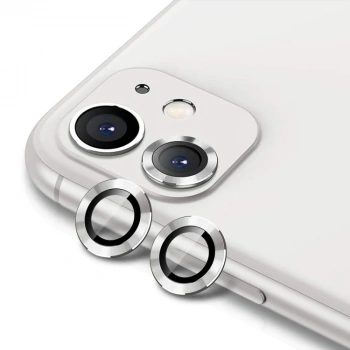 Ally İphone 11  6.1 3d  Metal Çerçeveli Kamera Lens Koruyucu