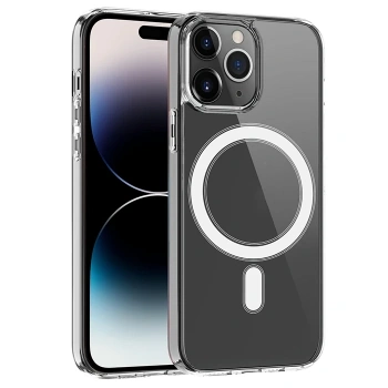 Ally İphone 14 Pro 6.1inç Magsafe Uyumlu Manyetik Sert Silikon Kılıf
