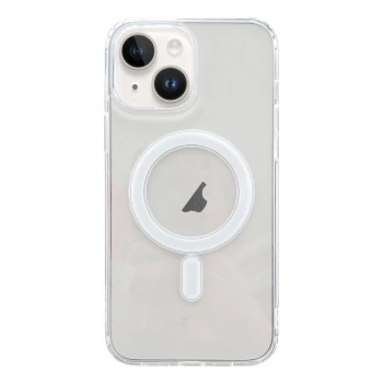 Ally İphone 15 Plus Magsafe Uyumlu Manyetik Şeffaf Silikon Kılıf