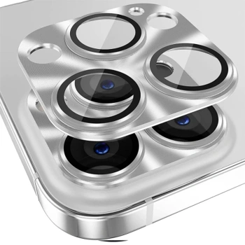 Ally İphone 15 Pro-15 Pro Max Metal Tempered Kamera Lens Koruyucu