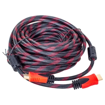 ALTIN UÇLU 24K 1.4V 3D 30 METRE ÖRGÜLÜ POŞETLİ HDMI KABLO (4887)