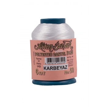 Altınbaşak Oya ve Dantel İpi 20 gr -  - No: K.BEYAZ