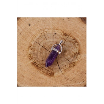 Amatist Point Kolye Ucu