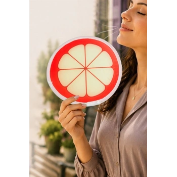 Ananas Desenli Kore Yelpaze