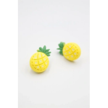 Ananas Hamur Küpe - ÇOK RENKLİ