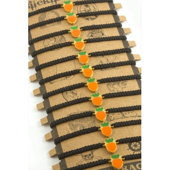 Ananas Makrome Örgülü Bileklik