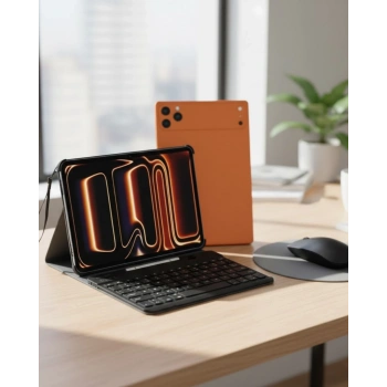 Android Tablet Klavye Kılıflı Dokunmatik Ekran Günlük Ve Profesyonel Kullanım