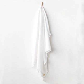 Andywawa AC24514 Müslin Smil All Day 95x85 Bebek Battaniye White