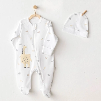 Andywawa AC25803 Little King Bebek Tulum Takım White