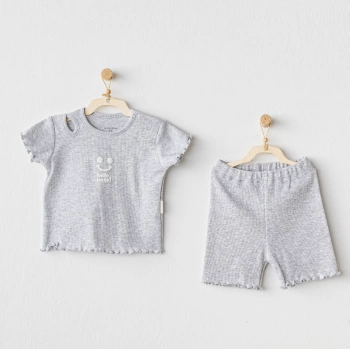 Andywawa AC25900 Basic 2Li Takım Grey Melange