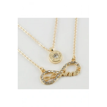 Annem Yazılı Yeni Sezon İkili Kolye