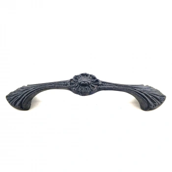 Antika Tarz Dekoratif Pirinç Göz Mobilya Kulbu - 21x127 mm, Oksit