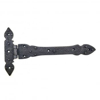 Antika Tarz Dekoratif Pirinç Kuyruklu Lale Menteşe - 147x193 Mm, Oksit