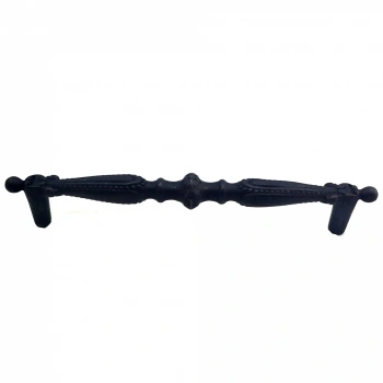 Antika Tarz Dekoratif Pirinç Yeni Sütun Mobilya Kulbu - 160mm, Oksit