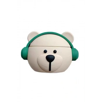 Apple Airpods 3 (3.nesil) Karakter Silikon - Desen 7