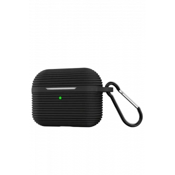 Apple Airpods Pro 3 (3.nesil) Raven Silikon Kılıf - Siyah