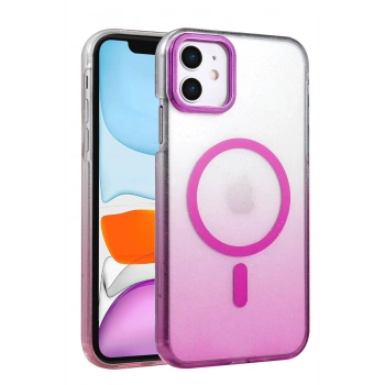 Apple iPhone 11 Glossy Magsafe Kapak - Mor