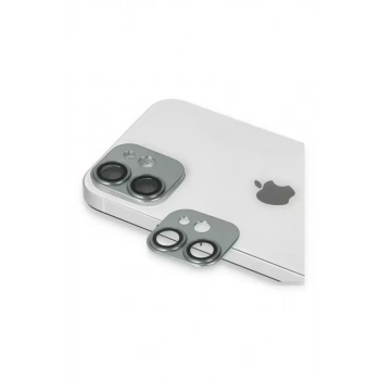 Apple iPhone 11 Pers Alüminyum Kamera Lens - Yeşil