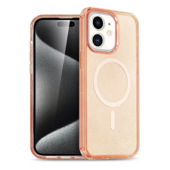 Apple iPhone 11 Star Magsafe Kapak - Turuncu