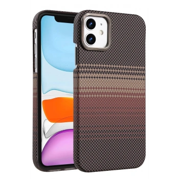 Apple iPhone 11 Vega Magsafe Kapak - Çöl Titanyum