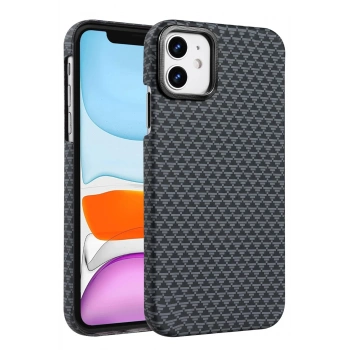 Apple iPhone 11 Vega Magsafe Kapak - Gri