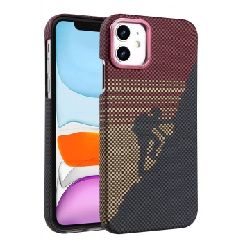 Apple iPhone 11 Vega Magsafe Kapak - Kırmızı