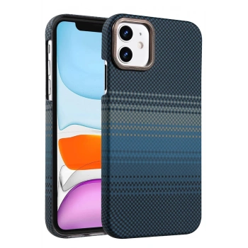 Apple iPhone 11 Vega Magsafe Kapak - Mavi