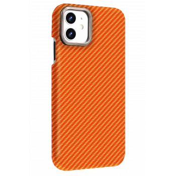 Apple iPhone 11 Vega Magsafe Kapak - Turuncu