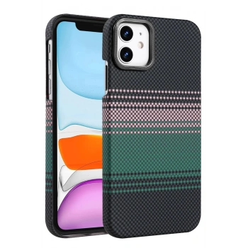 Apple iPhone 11 Vega Magsafe Kapak - Yeşil