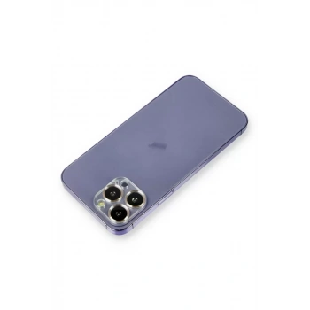 Apple iPhone 12 Pro Metal Kamera Lens Koruma Cam - Gold