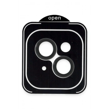 Apple iPhone 13 PVD Metal Kamera Lens - Siyah