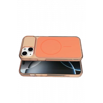 Apple iPhone 14 Bruma Magsafe Kapak - Turuncu