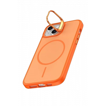 Apple iPhone 14 Flexa Magsafe Kapak - Turuncu