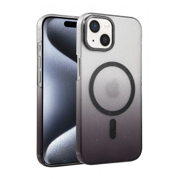 Apple iPhone 14 Glossy Magsafe Kapak - Siyah