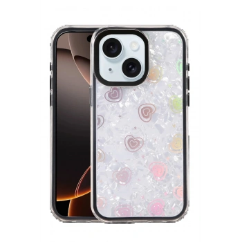 Apple iPhone 14 Lumi Desenli Kapak - Siyah