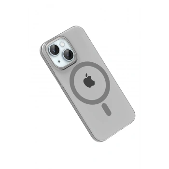 Apple iPhone 14 PC Blank Magsafe Kapak - Natural Grey