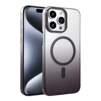 Apple iPhone 14 Pro Max Glossy Magsafe Kapak - Siyah