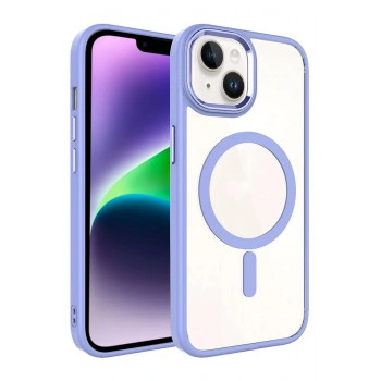 Apple iPhone 14 Terea Magsafe Kapak - Lila