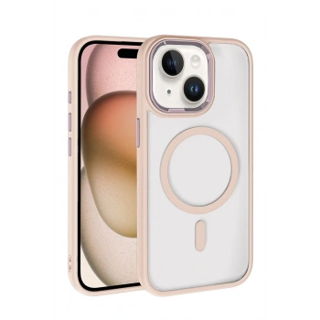 Apple iPhone 14 Terea Magsafe Kapak - Pembe
