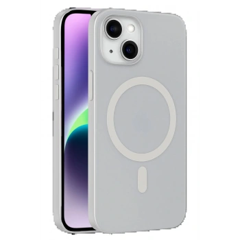 Apple iPhone 14 Tuna PC Slim Magsafe Kapak - Şeffaf