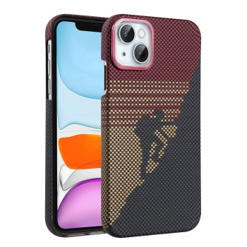 Apple iPhone 14 Vega Magsafe Kapak - Kırmızı