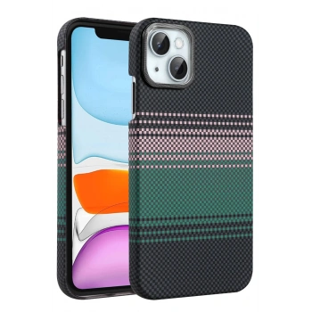 Apple iPhone 14 Vega Magsafe Kapak - Yeşil