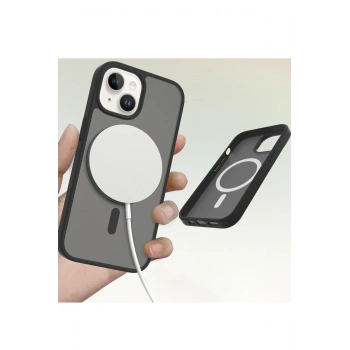 Apple iPhone 15 Jota Magsafe Kapak - Lila