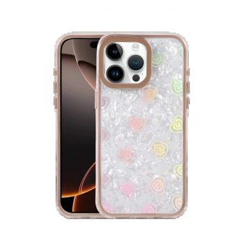 Apple iPhone 15 Pro Lumi Desenli Kapak - Çöl Titanyum