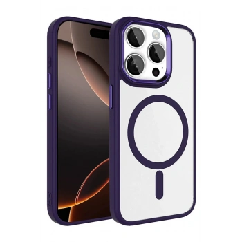 Apple iPhone 15 Pro Max Terea Magsafe Kapak - Derin Mor