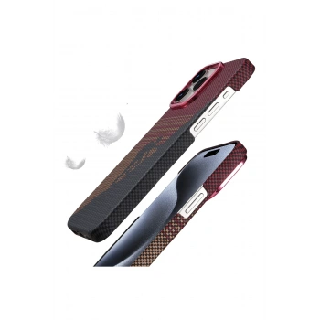 Apple iPhone 15 Pro Max Vega Magsafe Kapak - Mavi