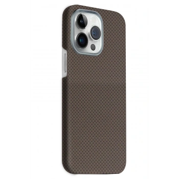 Apple iPhone 15 Pro Max Volt Magsafe Kapak - Kahverengi